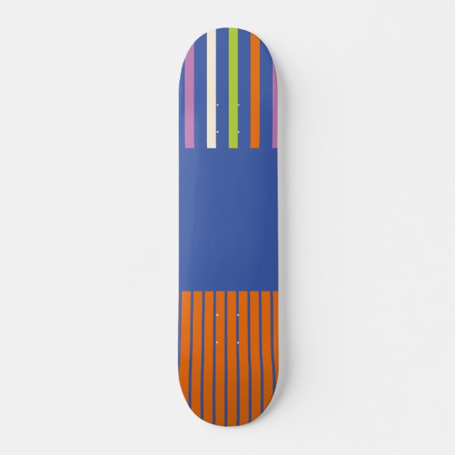 Skate Pop de cor Bandas design de striped moderna (Frente)