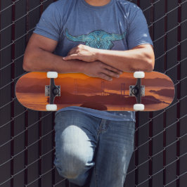 Skate Pôr do sol em Kurushima Kaikyo Bridge e Kurushi