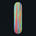 Skate Portadora Holográfica Colorida Moderna<br><div class="desc">Conselho holográfico de aparência multicolorido para seu skatista de rua favorito que surfa na calçada ou bate nos canos. Andar de procura única para qualquer skate.</div>