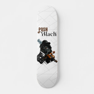 Skate Posh Black Frenchie Bulldog