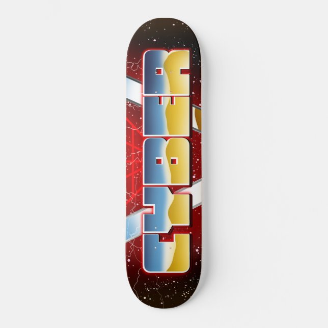 Skate Poster Cyber 1980s (Frente)