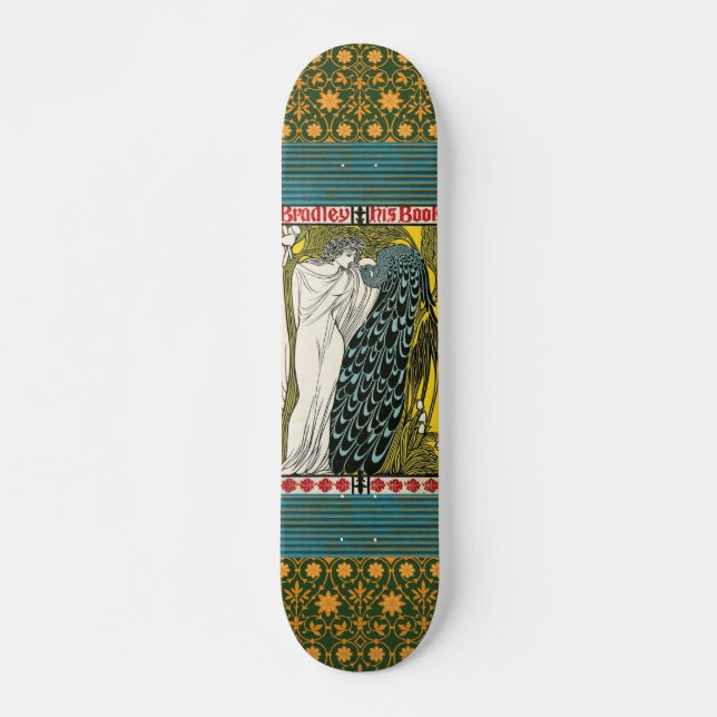 Skate Poster vintage:Peacock:skate feminino (Frente)