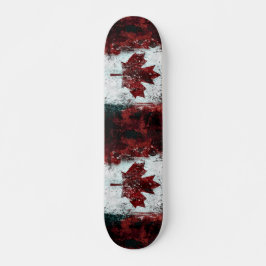 Skate Prancha de Parque Pro Personalizada Grunge Canadá 