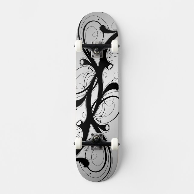 Skate Prata Embelezada (Frente)
