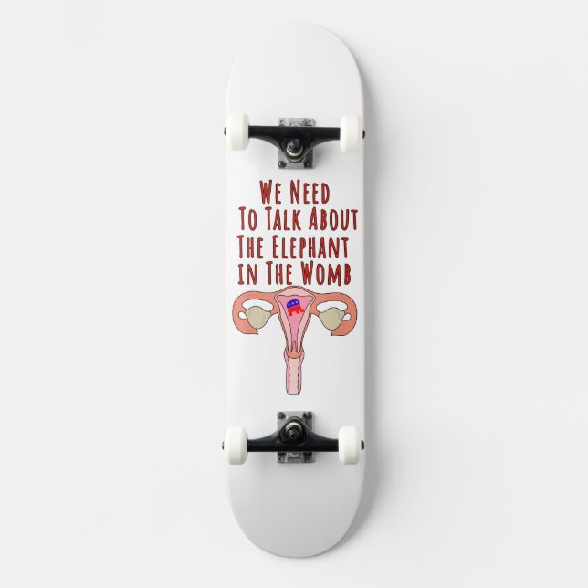 Skate Precisamos conversar sobre o elefante na Womb (Frente)