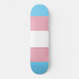Skate Presente da bandeira do SlipperyJoe Transgender Pr