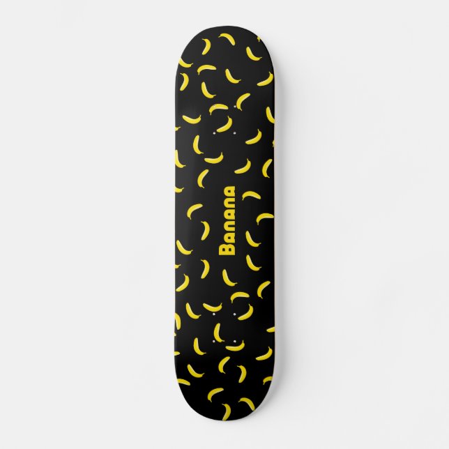 Skate preto da banana (Frente)