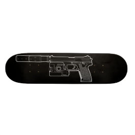 Skate preto da MARCA 23 de USSOCOM