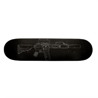 Skate preto da modificação 0 de CQBR MK18