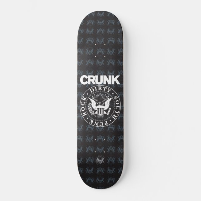 Skate Preto do selo de Lil Jon "Crunk" (Frente)