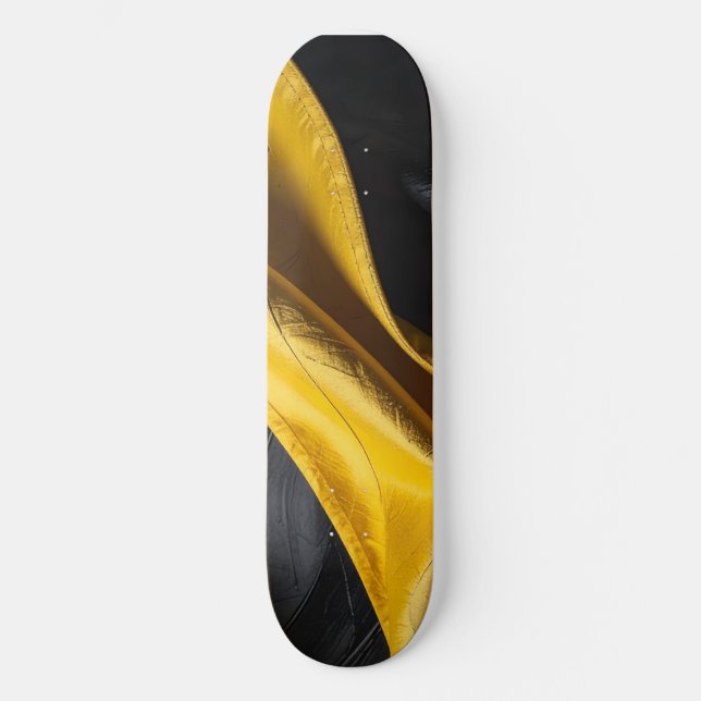 Skate preto e amarelo (Frente)