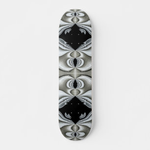 skate preto-e-branco