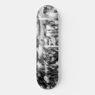 Skate preto e branco foto abstracto