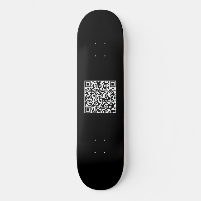 Skate Preto e branco Legal seu código QR personalizado P (Frente)