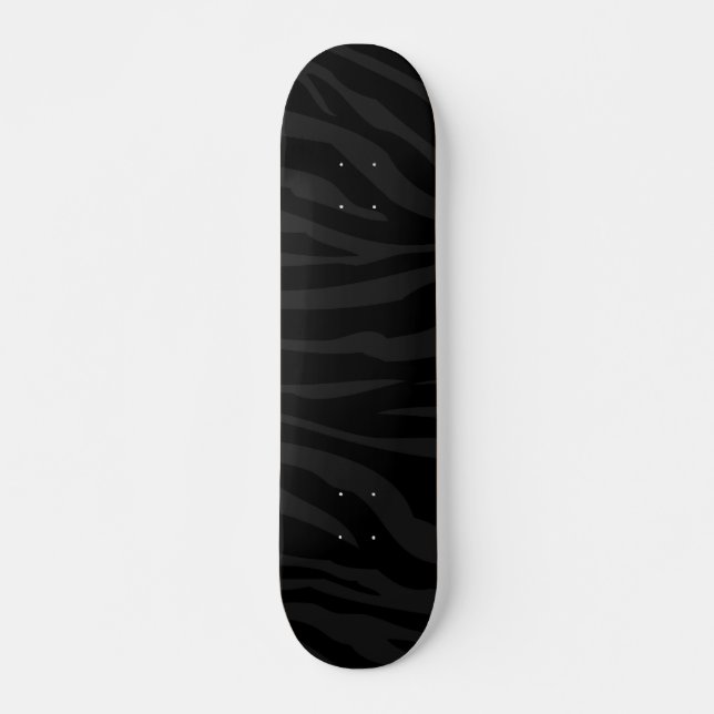 Skate Preto na Zebra Negra Imprime o Quadro Escolar Anti (Frente)