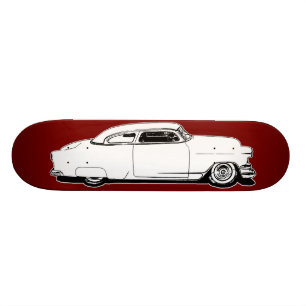 Skate Preto superior de Chevy da costeleta, branco,