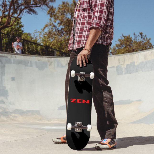 skate preto vermelho (Ao ar livre 2)