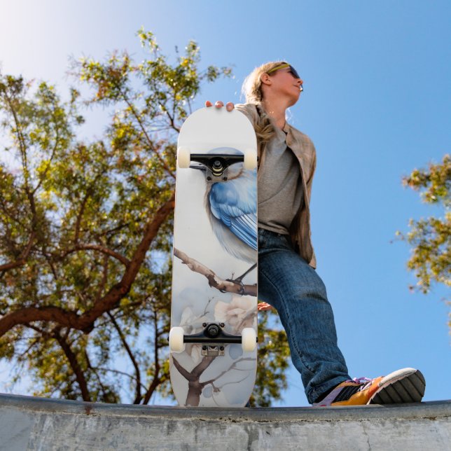 Skate Primavera Bluebird na árvore brilhante (Ao ar livre 1)