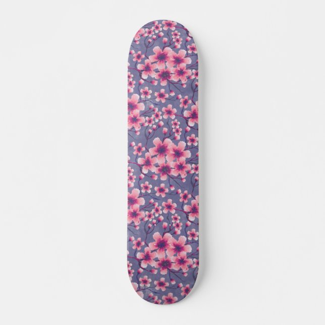 Skate Primavera Cherry Blossomo Lilac (Frente)