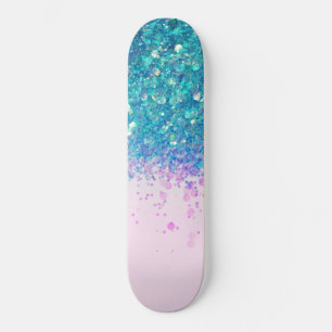 Skate Princesa de Unicórn - Glitter nº 4
