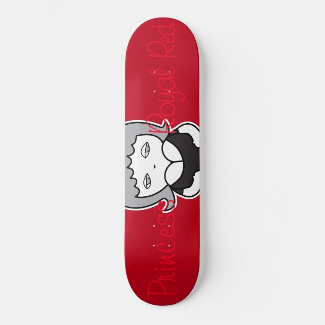 Skate Princesa no Real Vermelho 2 (Frente)
