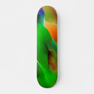 Skate Profundidade e alivios coloridos, predominante o v
