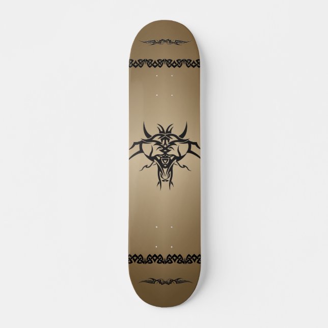 skate projetado por tatuagem (Frente)
