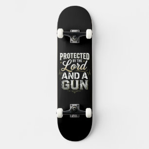 Skate Protegido pelo Senhor e uma Arma