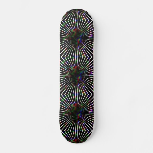 Skate Psychedelic Burst Skateboard-Design 1 (Frente)