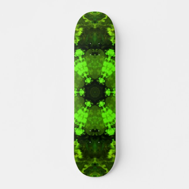 Skate Psychedelic Hippie Green (Frente)