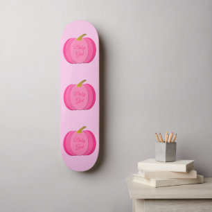 Skate Pumpkin bonito de Menina Rosa