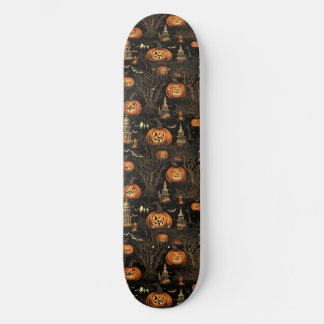 Skate Pumpkin do Halloween Escuro