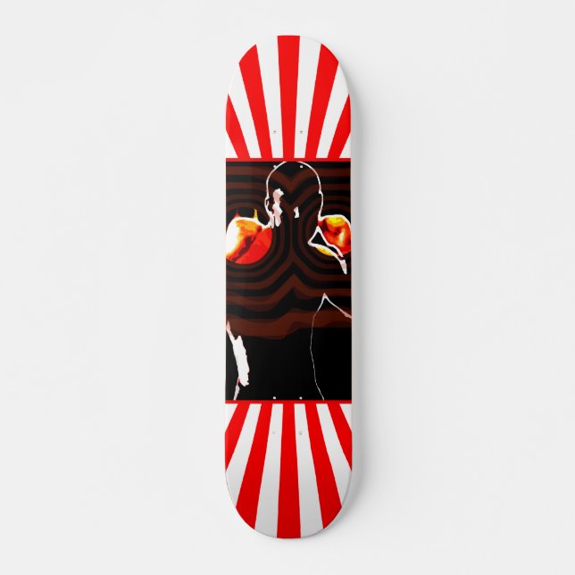 Skate punhos do fogo (Frente)