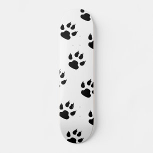 Skate Puppy Paw Prints