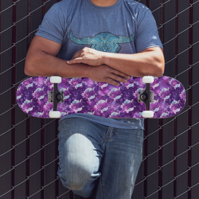 Skate Purple Floral (Ao ar livre 3)