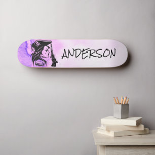 Skate Púrpura Pirata Personalizada