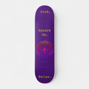 Skate Púrpura (Wing Chun Training Deck)