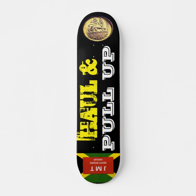 Skate Puxe & LEVANTE Skateboard, 7¾" Deck (Frente)