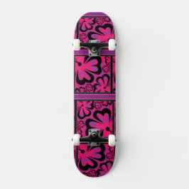 Skate Quadrados Rosa