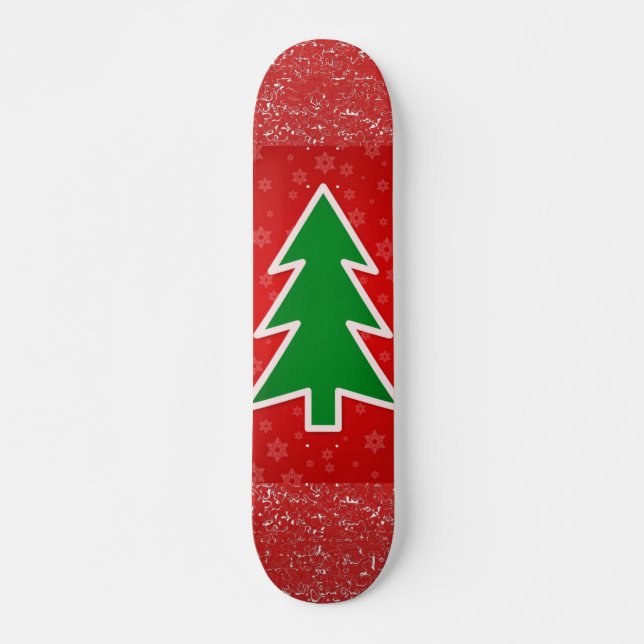Skate Quadro de Árvore de Natal (Frente)