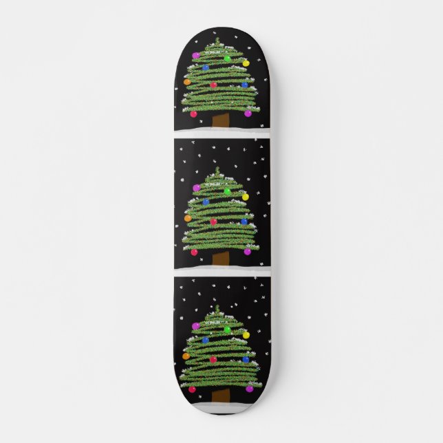 Skate Quadro de Árvore de Natal (Frente)