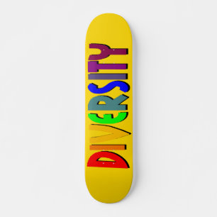 Skate Quadro de bordo da diversidade (Dourado amarelo)