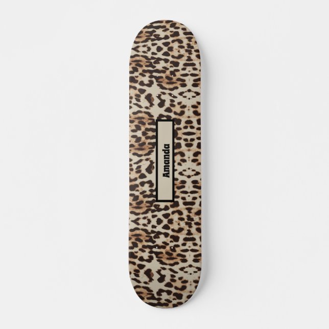 Skate Quadro de bordo personalizado de animais selvagens (Frente)
