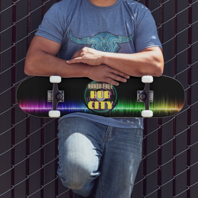 Skate Quadro de comunicações da Cidade do Hub Livre Rádi (Ao ar livre 3)