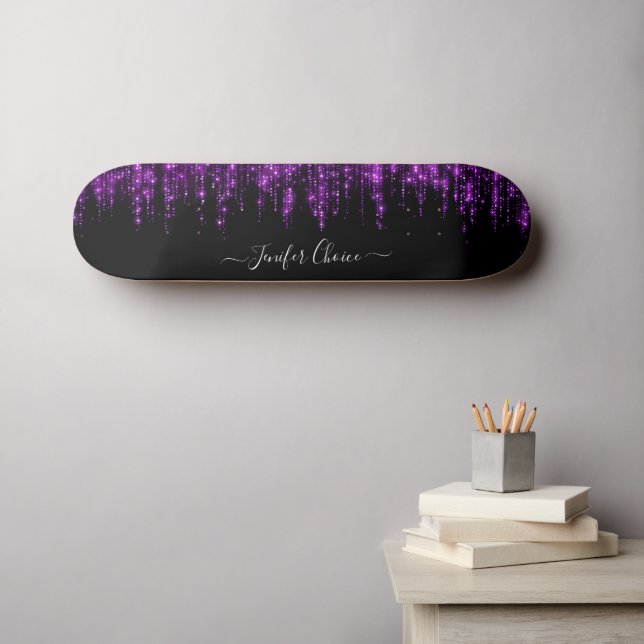 Skate Quadro de Direção do Nome Personalizado do Gradien (Arte de parede (Horz))