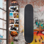 Skate Quadro de discussão personalizado de colagem de fo<br><div class="desc">Colagem de fotos legal e irregular no skate. Basta carregar suas 10 fotos favoritas e criar um conselho exclusivo em minutos.</div>