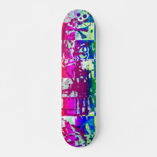 Skate Quadro de Grafites do Rainbow Urban