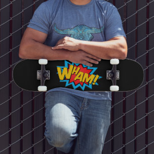 Skate Quadro de skate. Branco