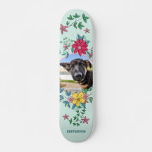 Quadro Floral Bastante, Foto Pet Personalizada, Ga