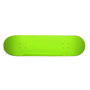 Skate Quadro verde de Chartreuse Brilhante Sólido